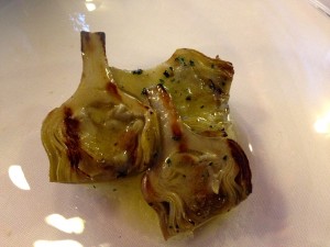 Artichokes - We thought we should have a veggie!